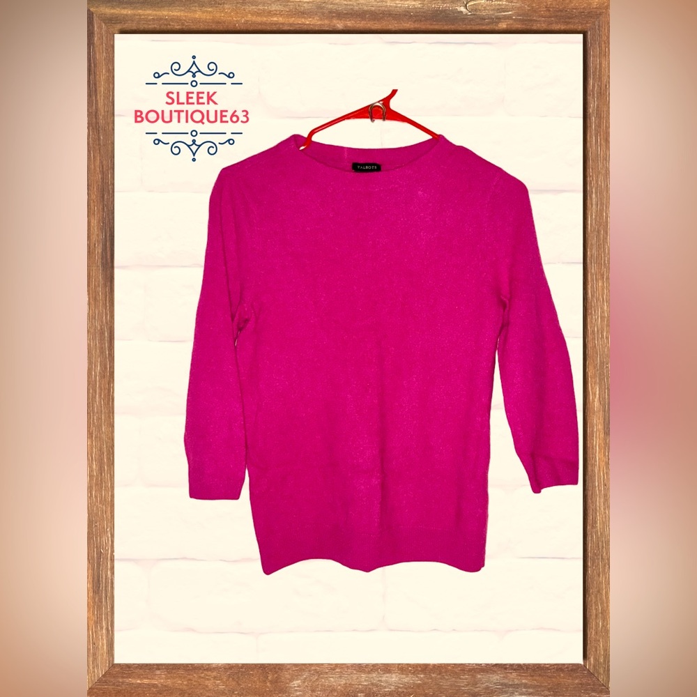 ✨ Talbots Pure Cashmere Sweater - Size M - Rich Red (NWOT) ✨